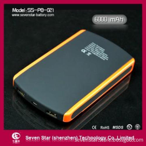 external battery pack charger  6000 mAh
